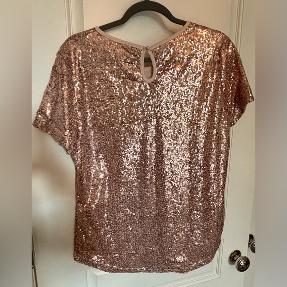 Rose Gold Sequin Tshirt - Picture 4 of 8